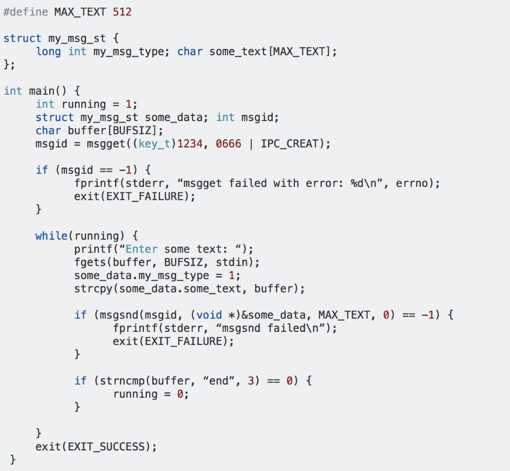 Solved Design a Unix message queue server for multiple | Chegg.com