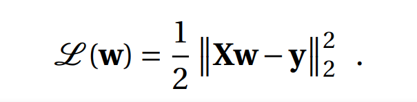Solved L(w)=21∥Xw−y∥22 | Chegg.com