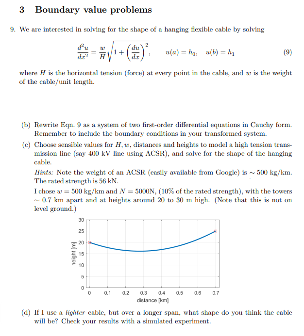 Solved 3 Boundary value problems 9. We are interested in | Chegg.com