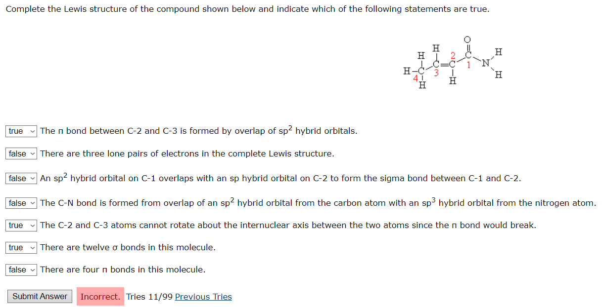 Solved Complete the Lewis structure of the compound shown | Chegg.com