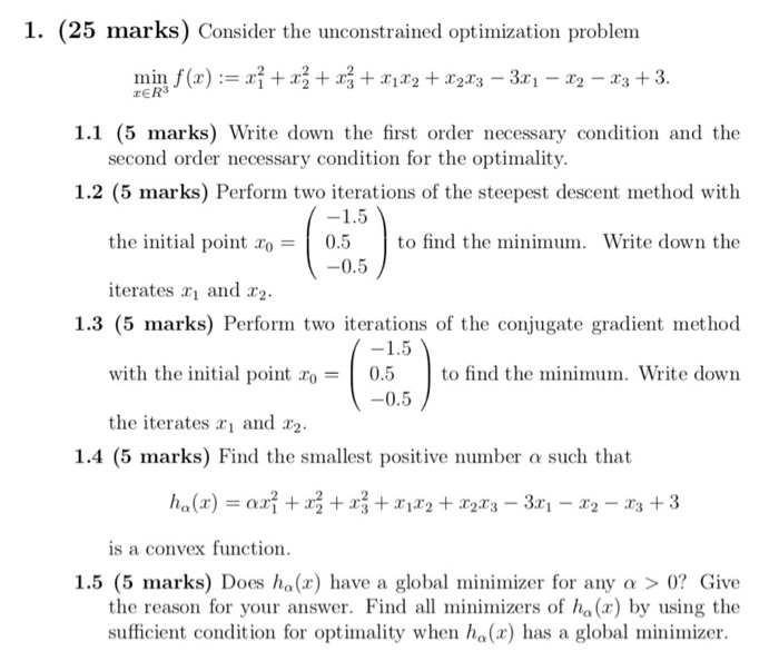 Solving unconstrained optimization problems using steepest descent algorithm  : r/optimization