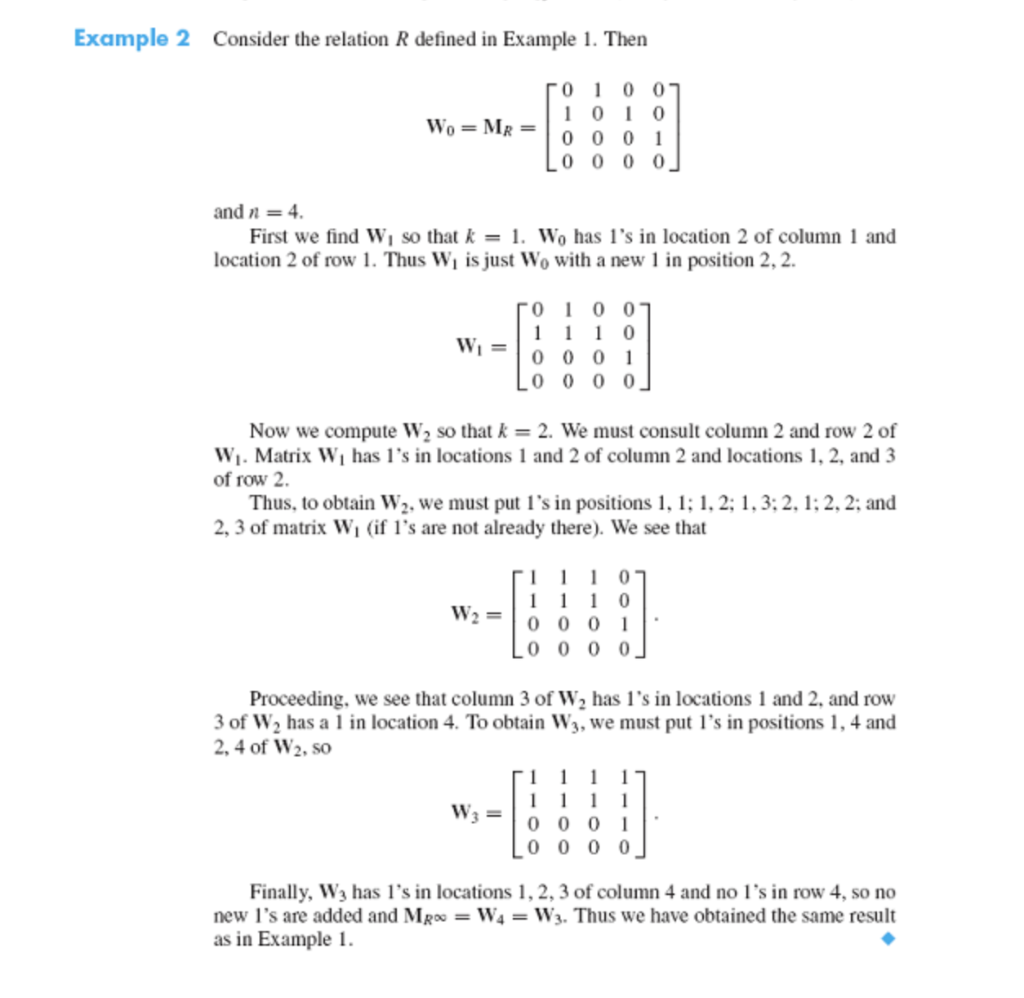 Solved In Exercise Let A 1 2 3 4 For The Relatio Chegg Com