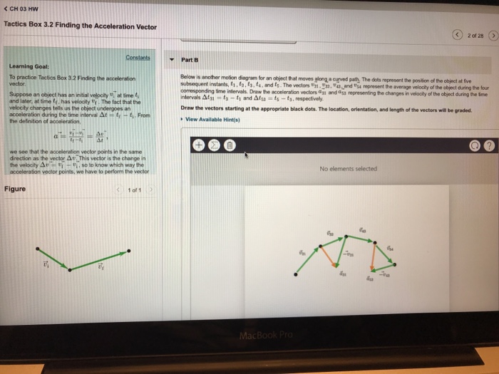 Tactics Box 3.2 Finding the Acceleration Vector く) | Chegg.com