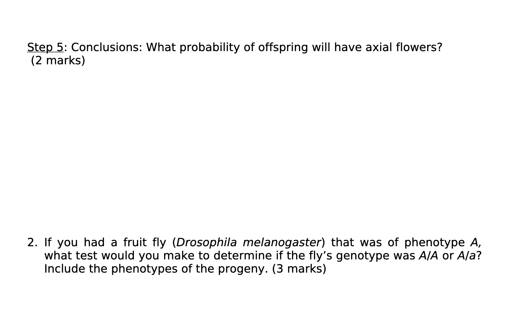 Solved In A Certain Plant Geneticists Isolated Chegg Com