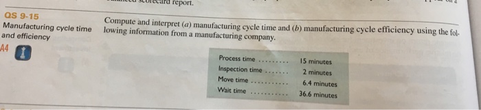 How To Compute Manufacturing Cycle Time