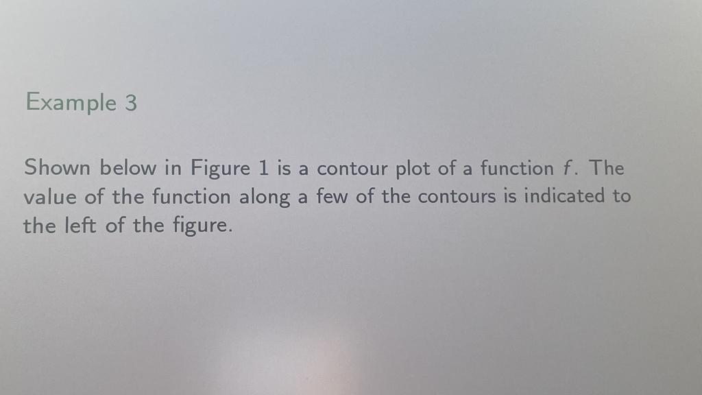 Solved Shown below in Figure 1 is a contour plot of a | Chegg.com