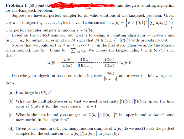 Problem 1 (50 points). and design a counting | Chegg.com