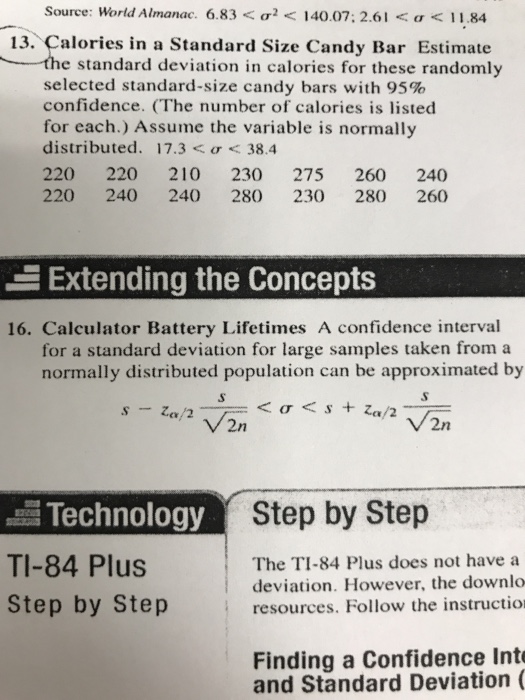 Solved Chapter 7 Cosfidence latervals and Sample Sise 1. Do | Chegg.com