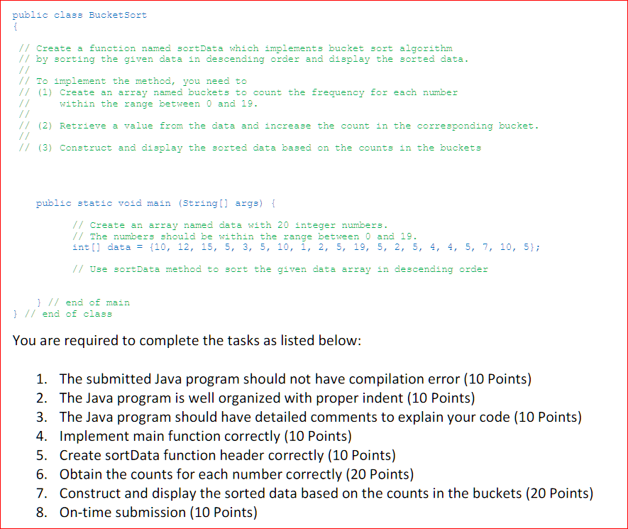 Solved (a) The function listed below implements a sorting