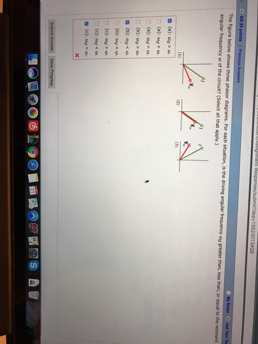 Solved The figure below shows three phasor diagrams. For | Chegg.com