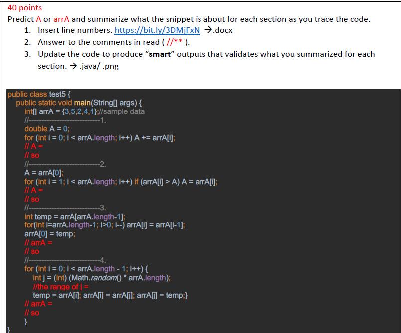 Solved I am trying to update the code to produce “smart” | Chegg.com