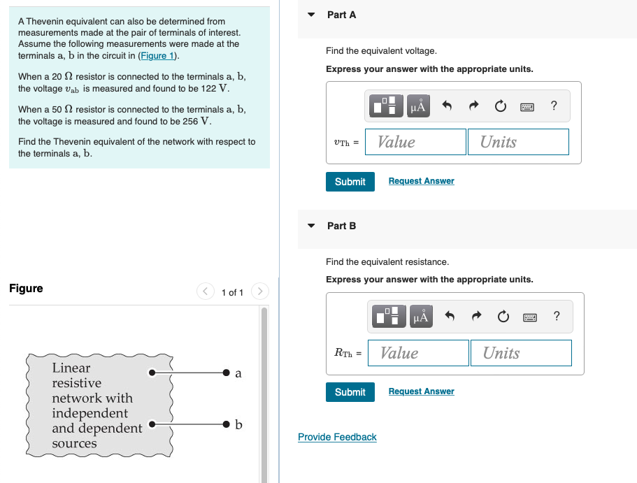 Solved A Thevenin Equivalent Can Also Be Determined From | Chegg.com