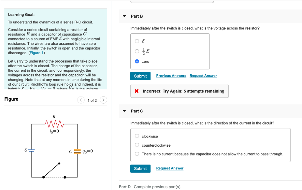Solved Learning Goal Part B To understand the dynamics of a