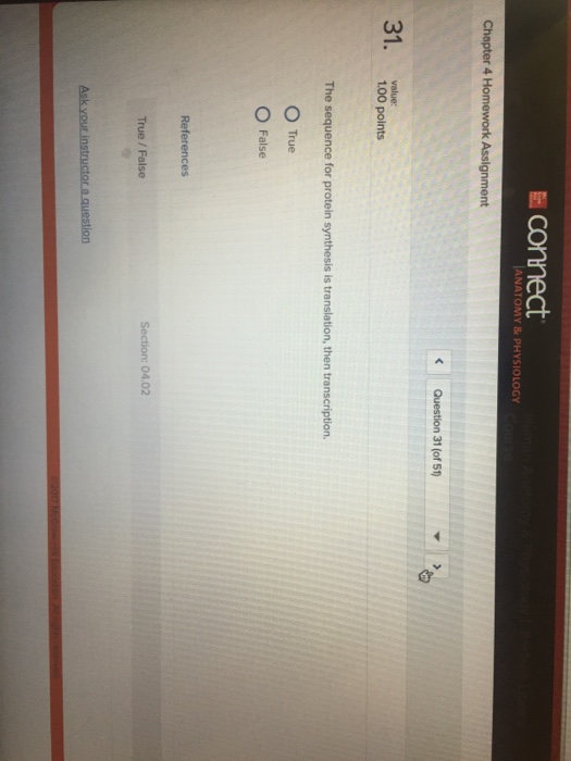 Solved: The Sequence For Protein Synthesis Is Translation,... | Chegg.com