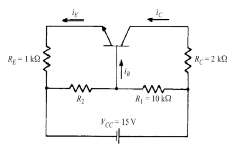 Solved Leakage currents in the transistor circuit shown in | Chegg.com