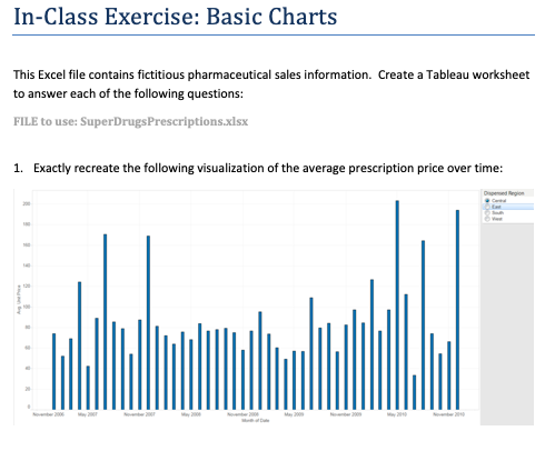 Solved This Excel file contains fictitious pharmaceutical | Chegg.com