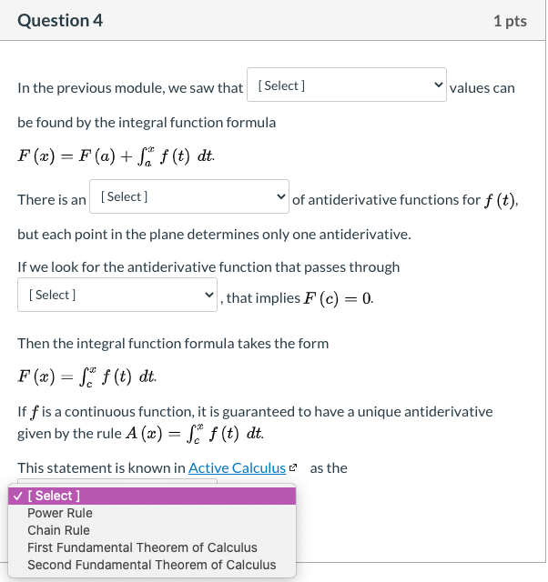 Solved Question 4 1 pts In the previous module, we saw that | Chegg.com