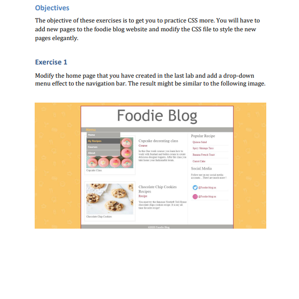 Objectives The objective of these exercises is to get | Chegg.com
