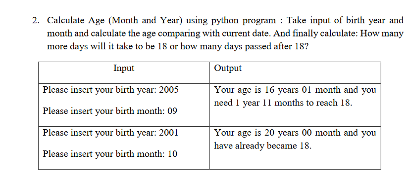 Solved note Within 10 minutes Write in the word file PYTHON | Chegg.com