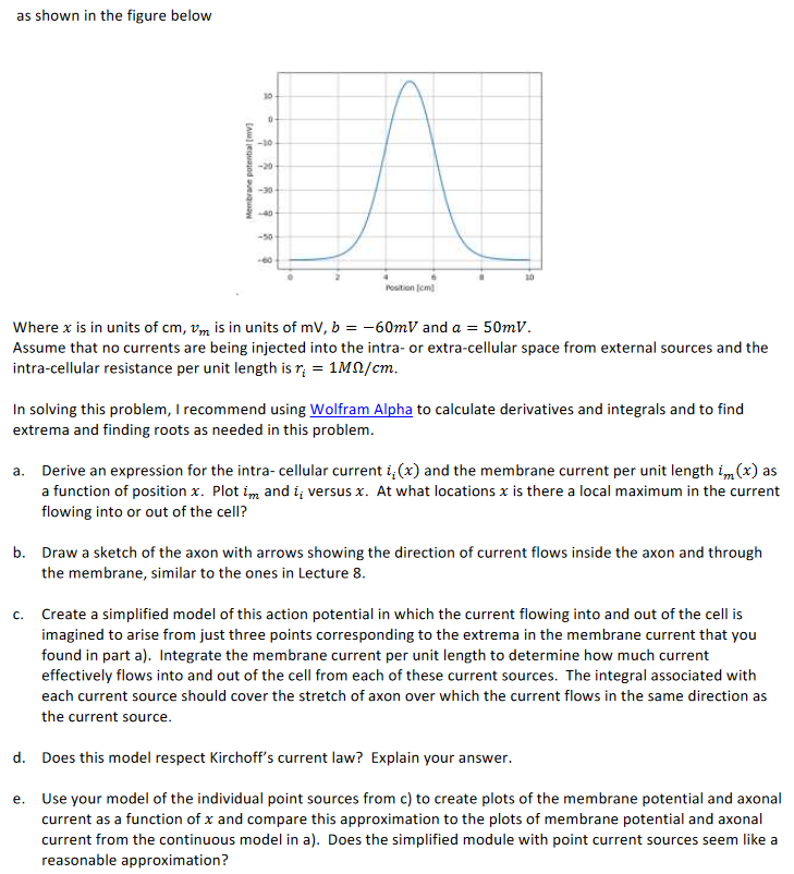 Solved 3. Consider An Action Potential That At A Given | Chegg.com