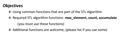 Solved Objectives #. Using common functions that are part of | Chegg.com