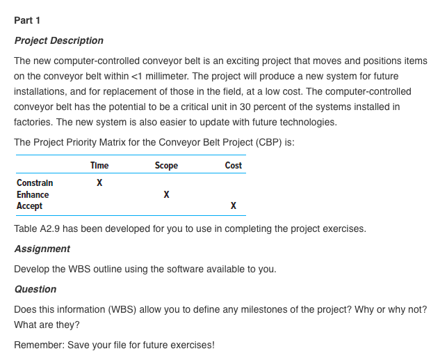 Solved Part 1 Project Description The new | Chegg.com