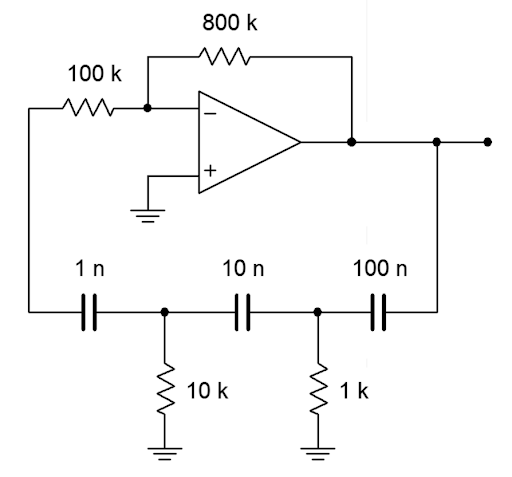 Solved design a 500 Hz oscillator using the phase shift | Chegg.com