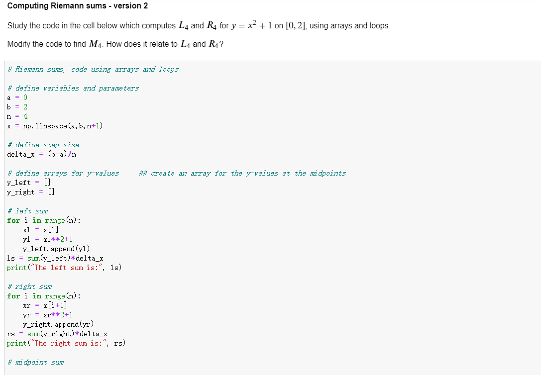 Adding numbers Python has a cool way of adding | Chegg.com image.