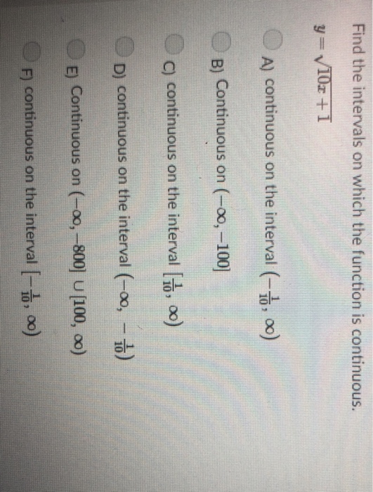 Solved Find the intervals on which the function is | Chegg.com