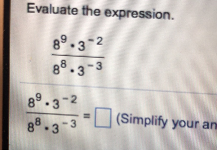 Solved Evaluate the expression. 89 3-2 8 3 89.3 8 8.3-3 2 | Chegg.com