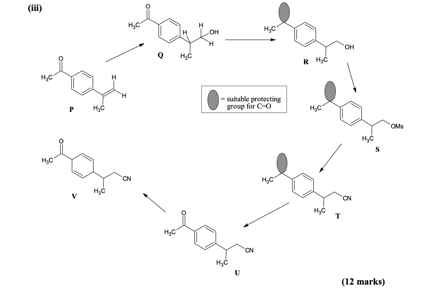 Solved QUESTION 1 For Each Step In Synthesis Sequences (i), | Chegg.com