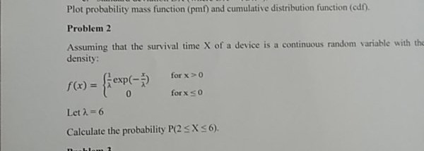 Solved Plot Probability Mass Function (pmf) And Cumulative | Chegg.com