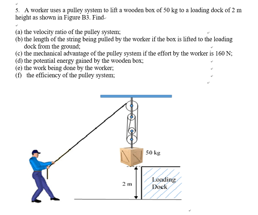 5 pulley system