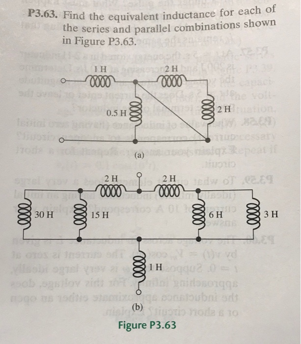 Solved 63. Find the equivalent inductance for each of e