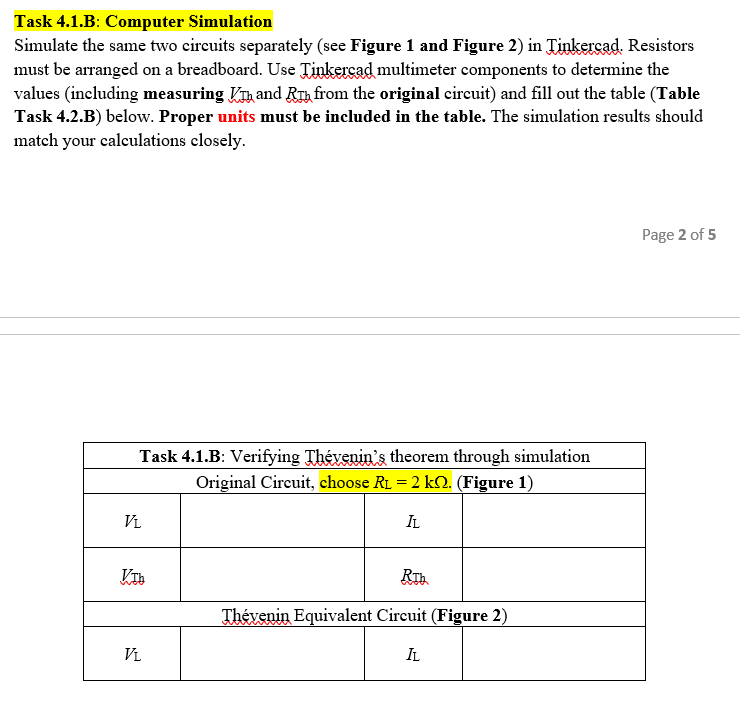 Task 4.1.B: Computer Simulation Simulate The Same | Chegg.com