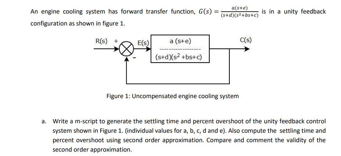 Solved An engine cooling system has forward transfer | Chegg.com