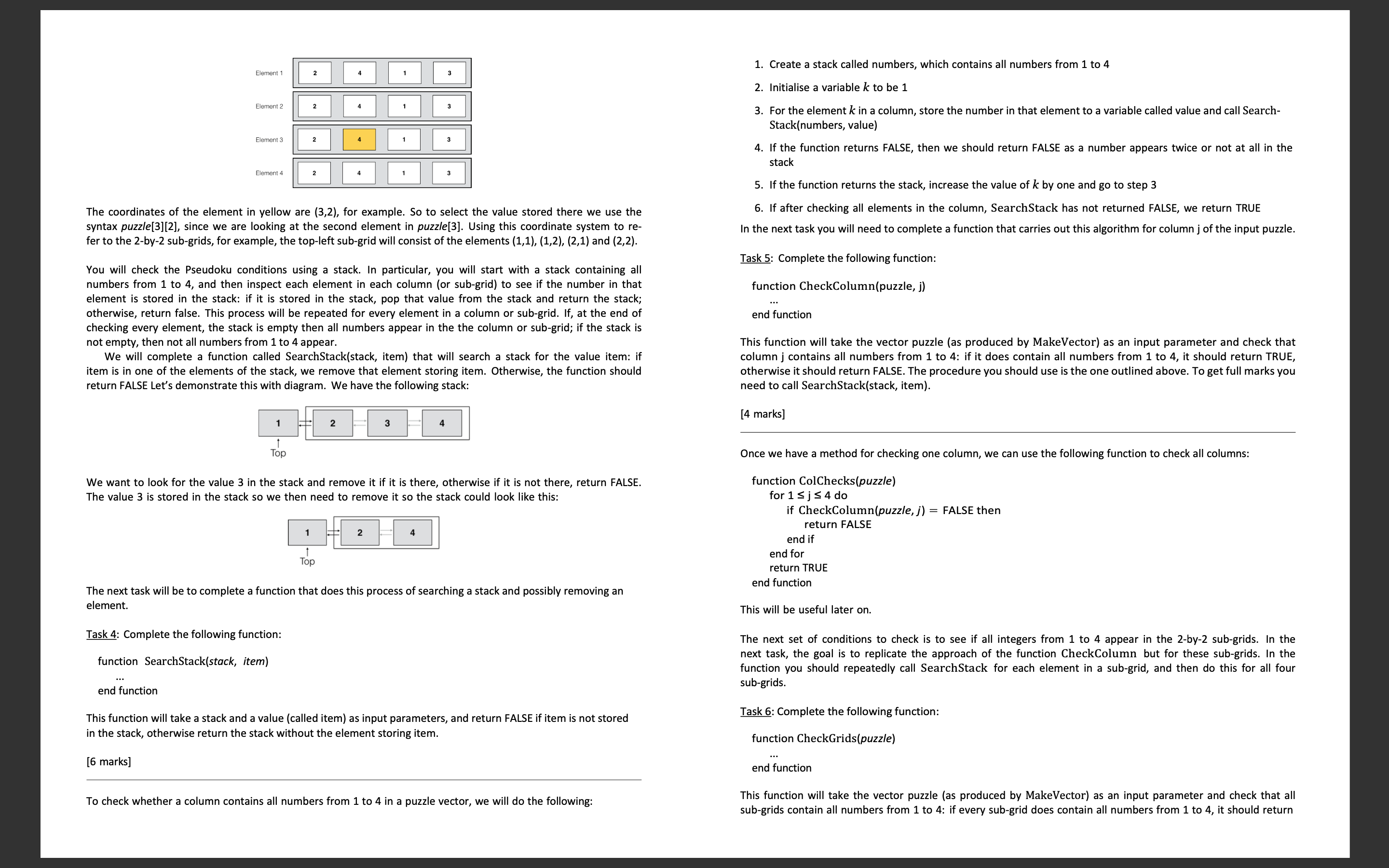 coursework assignment sudoku assignment