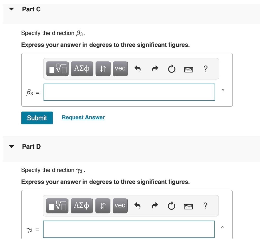 Solved The Resultant Force Of The Three Forces Shown In