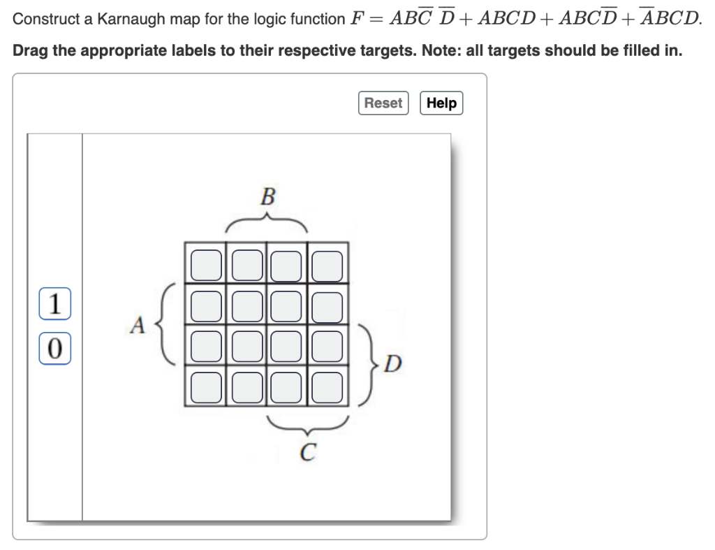 Karnaugh Map Abc D
