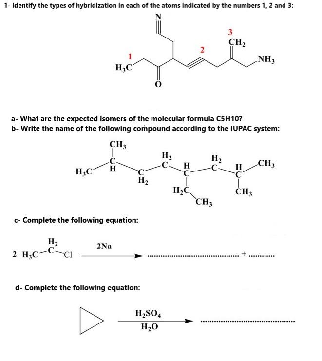 Solved a- What are the expected isomers of the molecular | Chegg.com