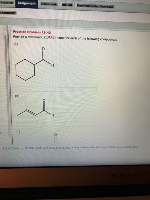 Solved: Practice Assignment Gradebook ORION Downloadable E... | Chegg.com