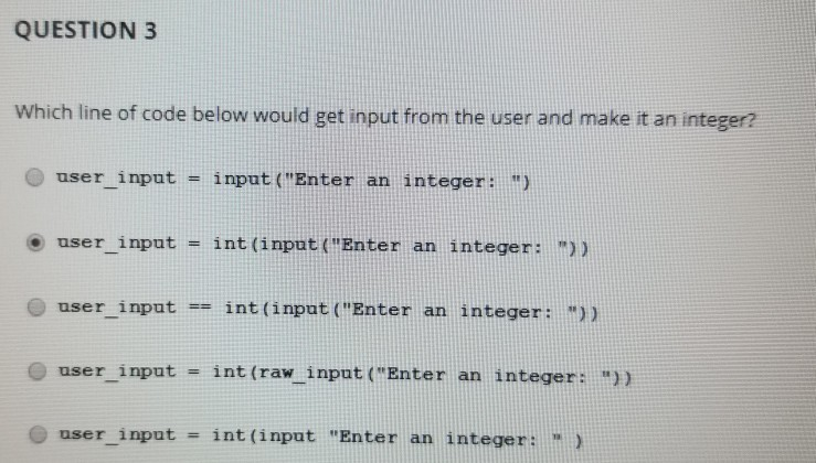 Solved QUESTION 1 Python code can only contain an "else" or | Chegg.com