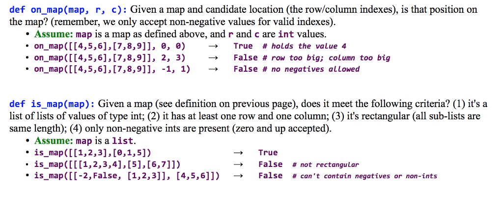 Solved def show(map): Given a map, create and return a | Chegg.com
