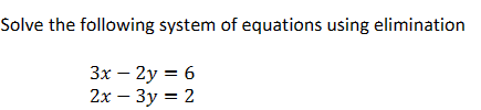 Solved Solve the following system of equations using | Chegg.com