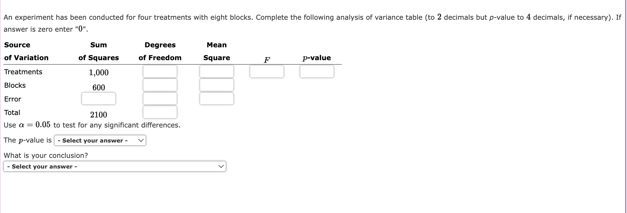 Solved The Calculations For A Factorial Experiment Involving | Chegg.com