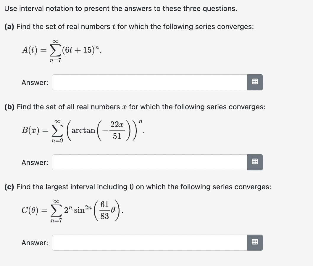 Solved Use interval notation to present the answers to these