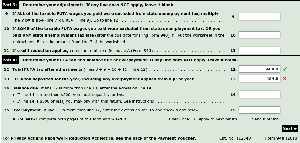 Note Since The 2019 Form 940 And Schedule A Were Not Chegg 