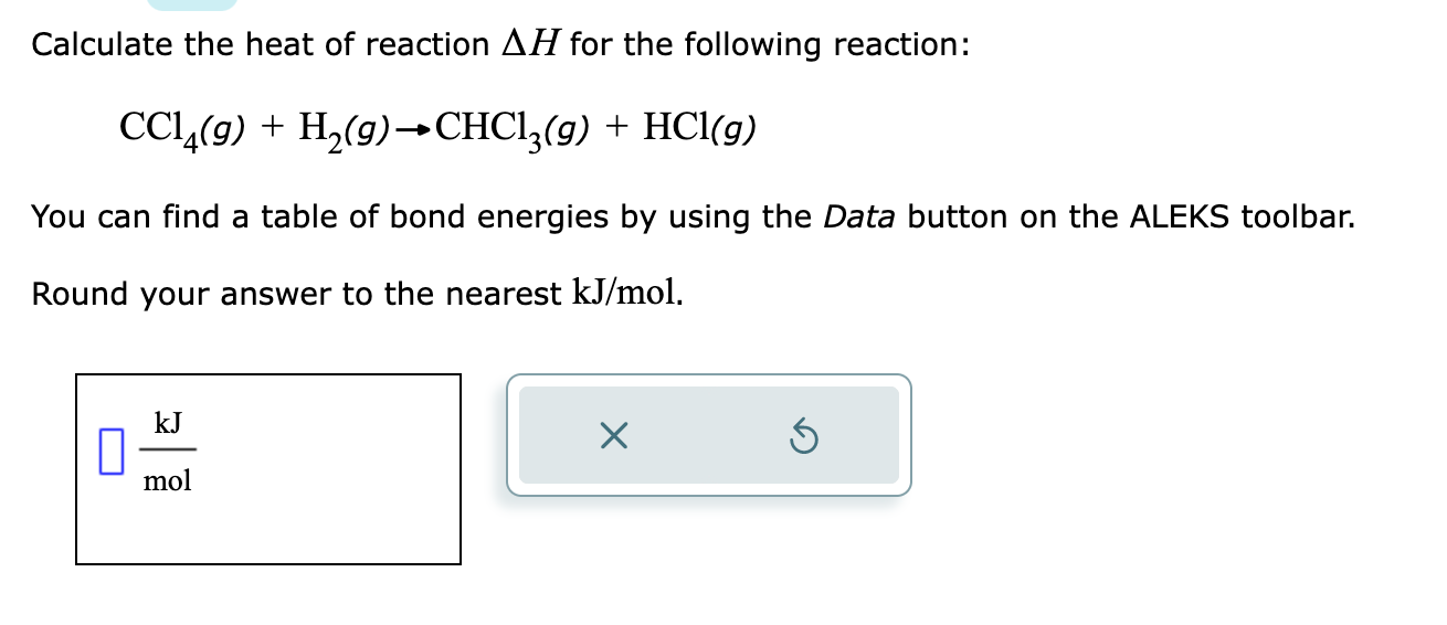 Solved Calculate The Heat Of Reaction ΔH For The Following | Chegg.com ...