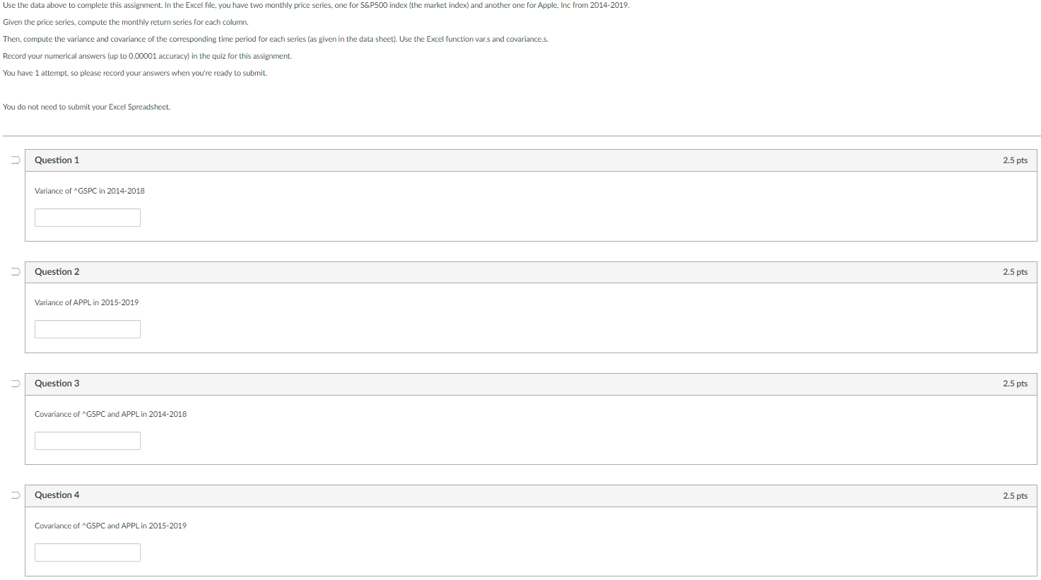 Solved Use the data above to complete this assignment. In | Chegg.com