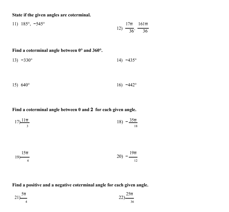 Solved In regards to 17 to 20 the direction should be 